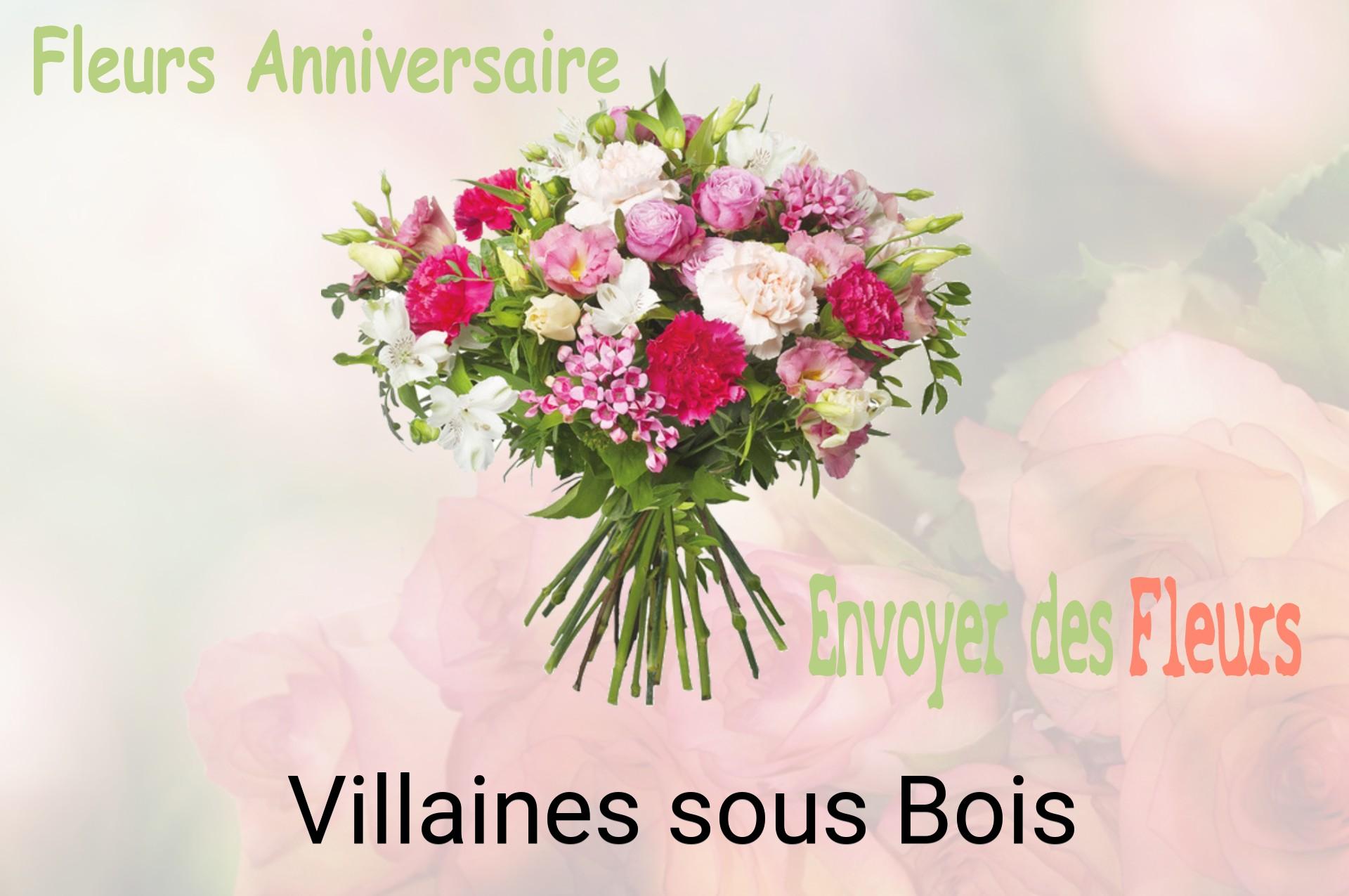 Bouquet de fleurs d’anniversaire livré à Villaines-sous-Bois
