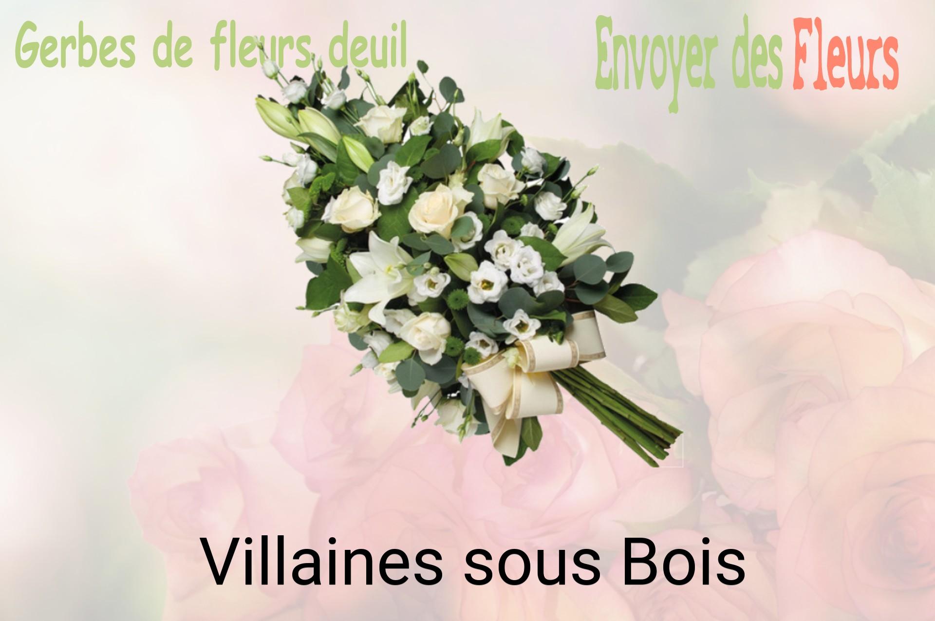 Gerbe de fleurs de deuil livrée à Villaines-sous-Bois